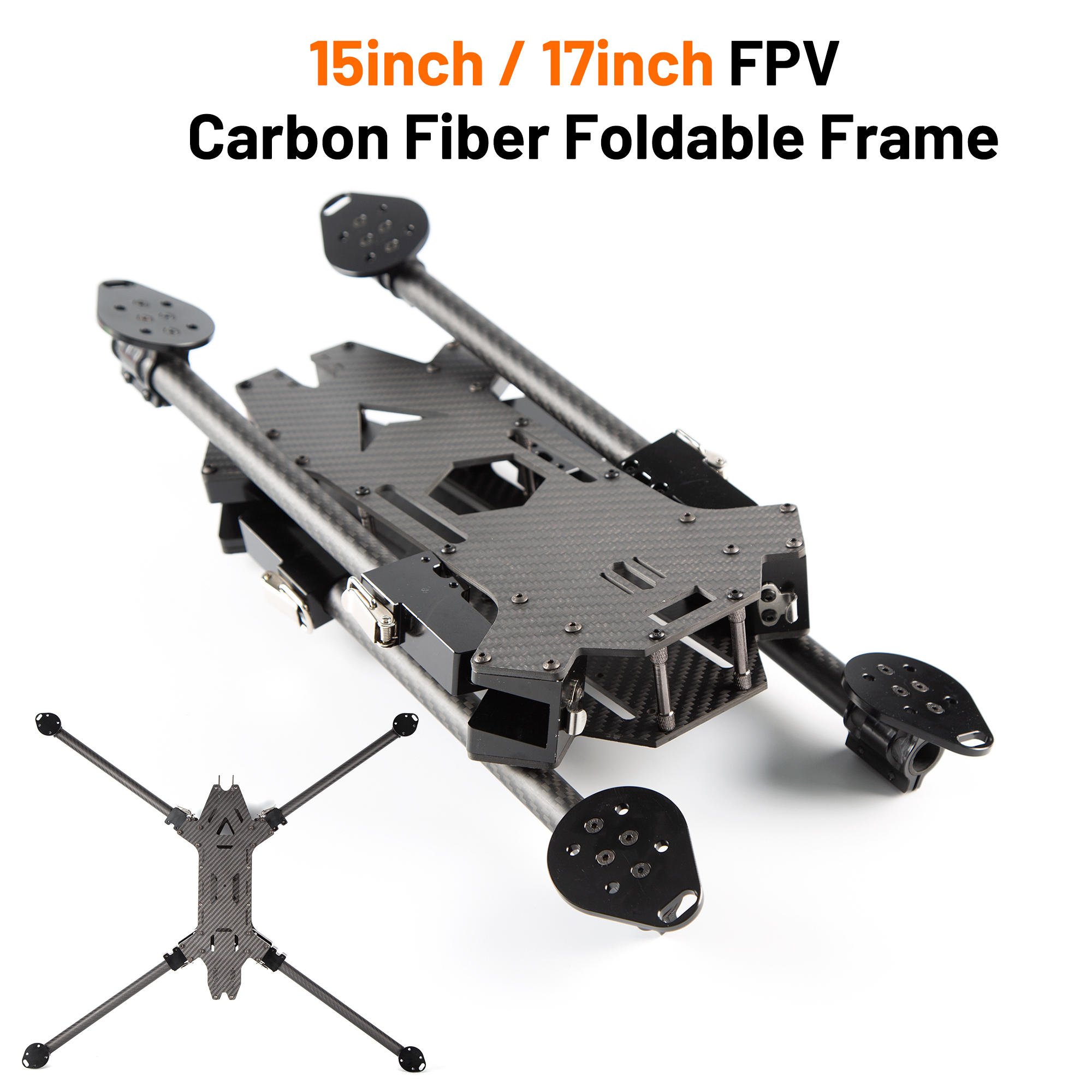 15inch /17inch FPV Carbon Fibe - Drone Kit Long Range ulasan dan harga