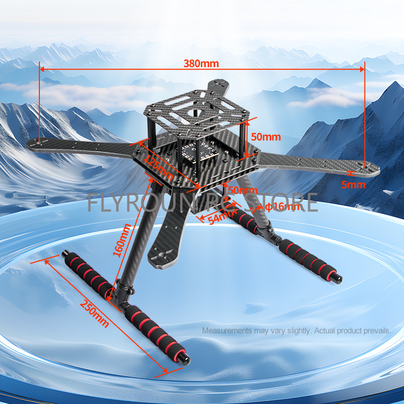 FPV Q380 Q350 Quadrotor Multi  - Drone Kit Hexacopter ulasan dan harga