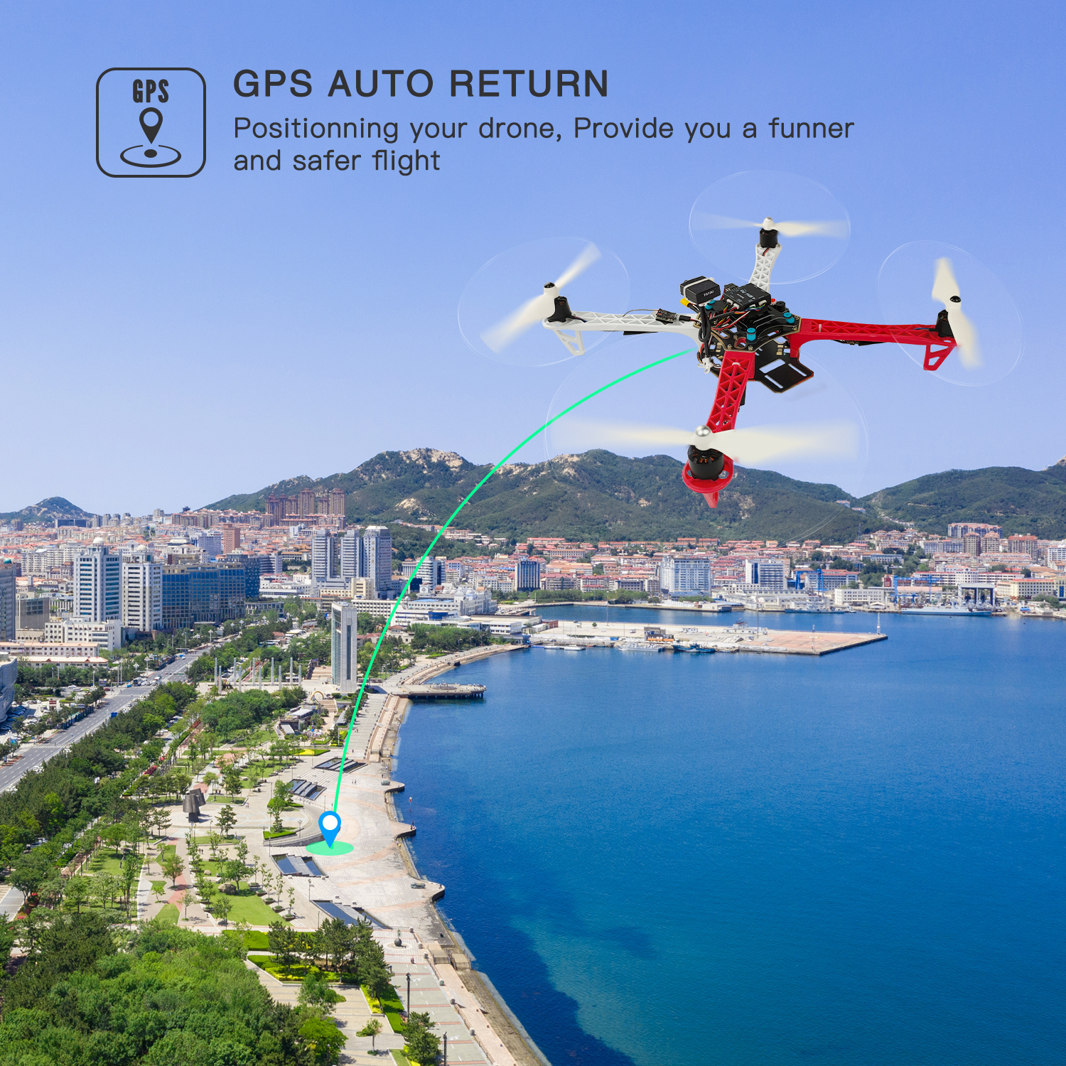 Radiolink TS100 M10N GPS High  - Drone Kit Hexacopter ulasan dan harga